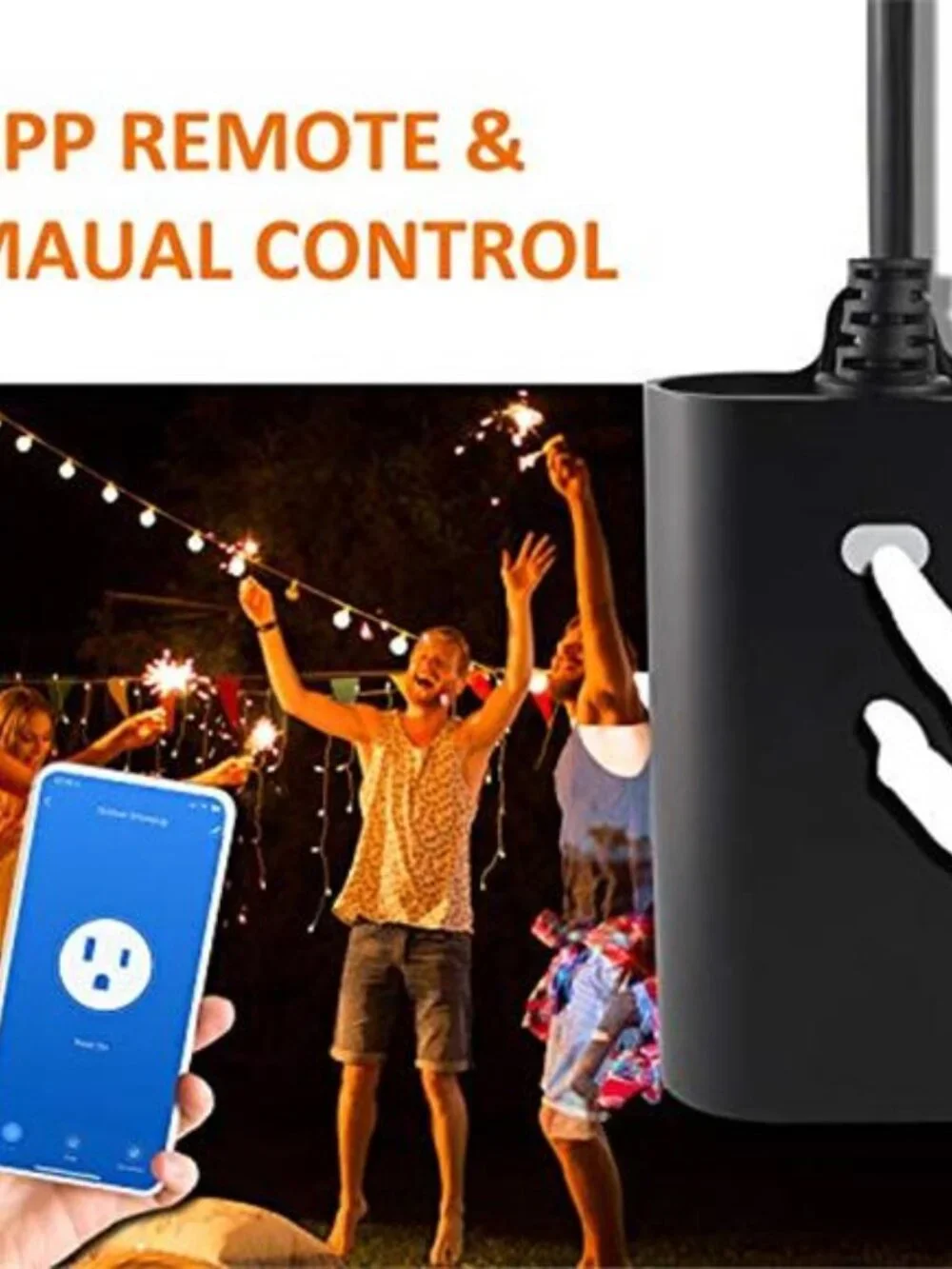 Dual Smart Outlet, Outdoor Zwave Smart Plug, Waterproof Dual On/Off Socket